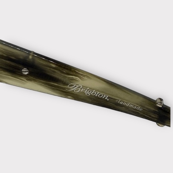 Brighton Rio Readers Sunglass Brown Tortoise Handmade Frames - Picture 9 of 11